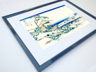 36 Views of Mount Fuji, Tea house at Koishikawa, Katsushika Hokusai, Japanese Print