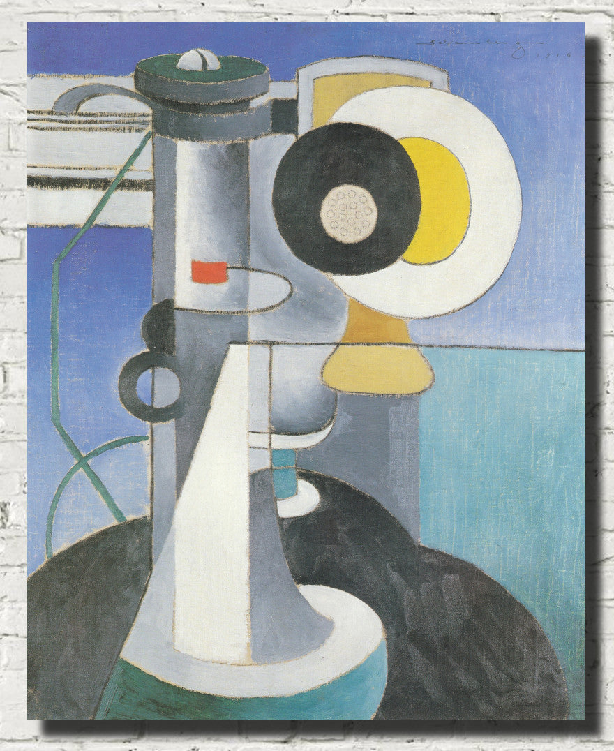 Morton Livingston Schamberg Abstract Fine Art Print, Telephone