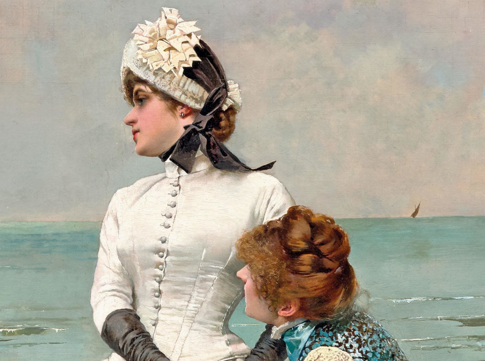 Vittorio Matteo Corcos Fine Art Print, Tell Me Everything