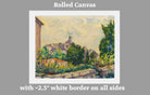 French Riviera Landscape. Henri Manguin, Gray weather in Saint-Paul-de-Vence