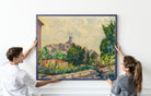French Riviera Landscape. Henri Manguin, Gray weather in Saint-Paul-de-Vence