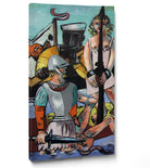 Max Beckmann, The Temptation of Saint Anthony (Linke Tafel) - New Objectivity