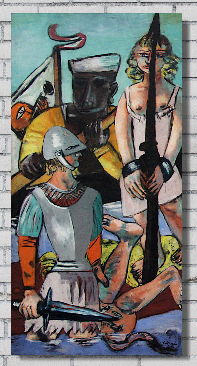 Max Beckmann, The Temptation of Saint Anthony (Linke Tafel) - New Objectivity