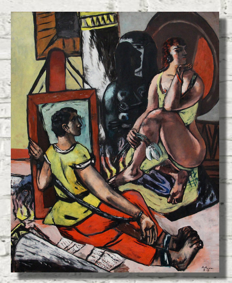 Max Beckmann, Temptation of Saint Anthony (Centre Panel)- New Objectivity