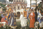 Sandro Botticelli Fine Art Print : Temptations of Christ