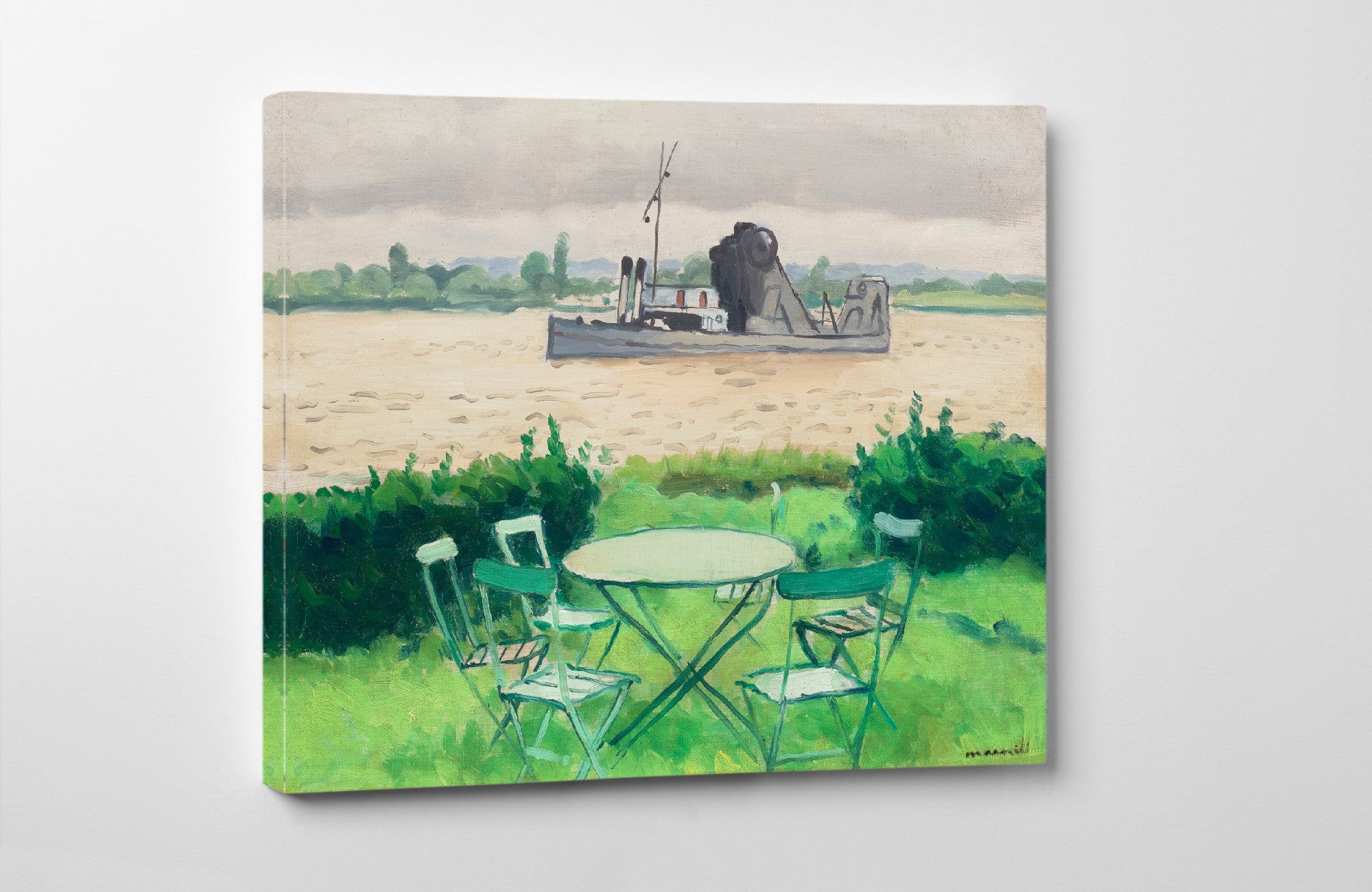 Terasse à vieuxport, Albert Marquet, Coastal Landscape