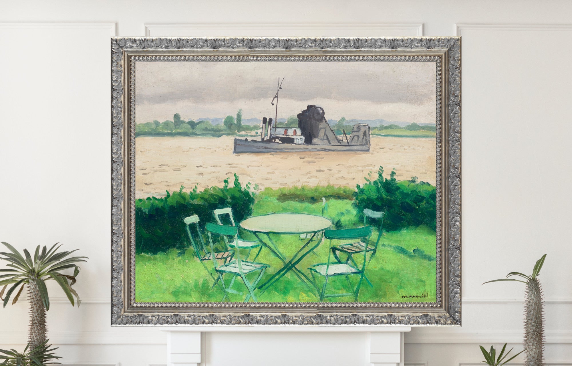 Terasse à vieuxport, Albert Marquet, Coastal Landscape