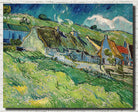 Thatched Cottages, Vincent Van Gogh Fine Art Print