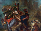 The Abduction of Rebecca, Eugène Delacroix Fine Art Print
