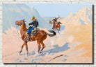 Frederic Remington, Fine Art Print : The Advance-Guard, or The Military Sacrifice (The Ambush)