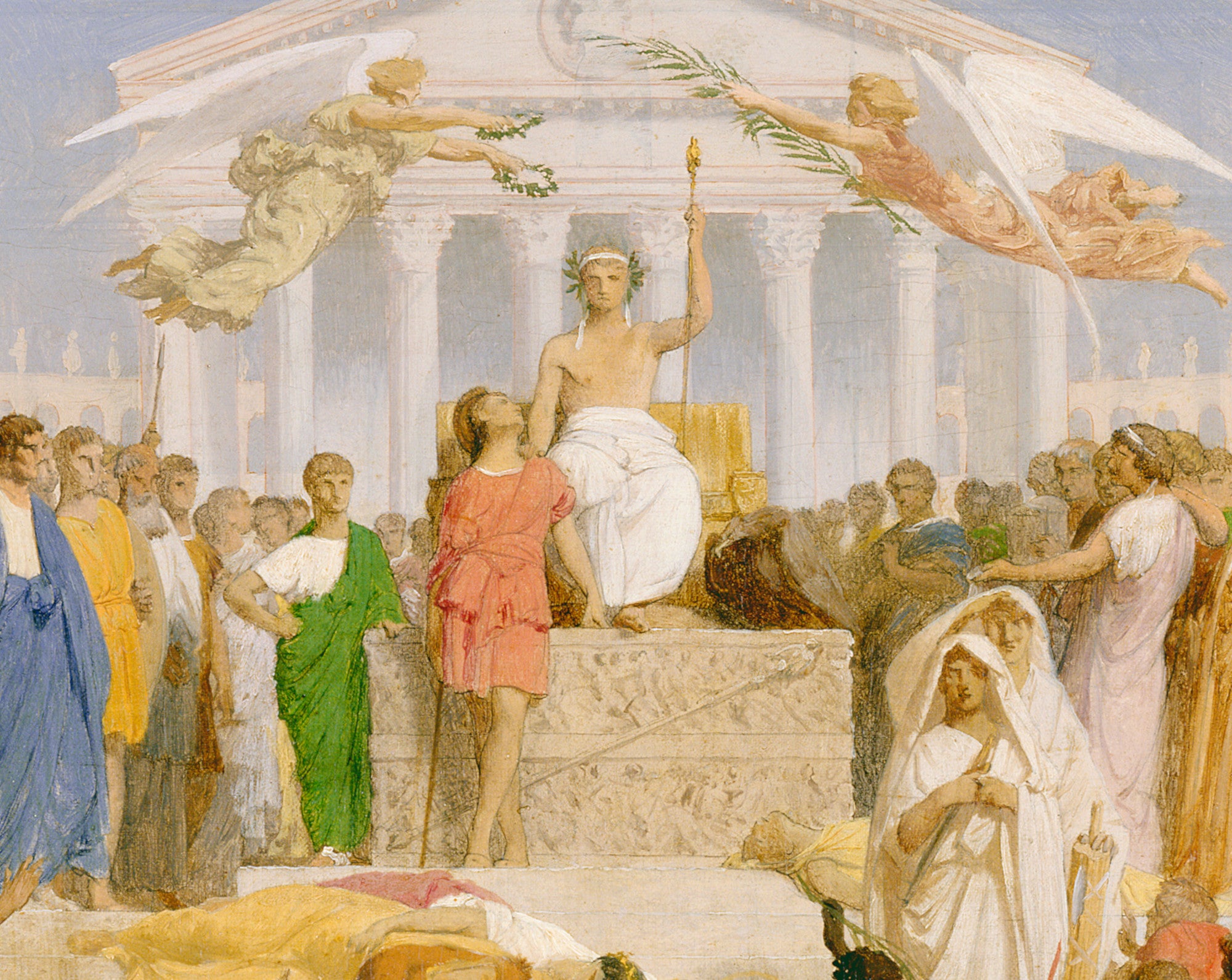 Jean-Léon Gérôme Fine Art Print : The Age of Augustus, the Birth of Christ