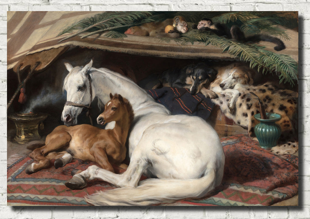The Arab Tent, Edwin Landseer Fine Art Print