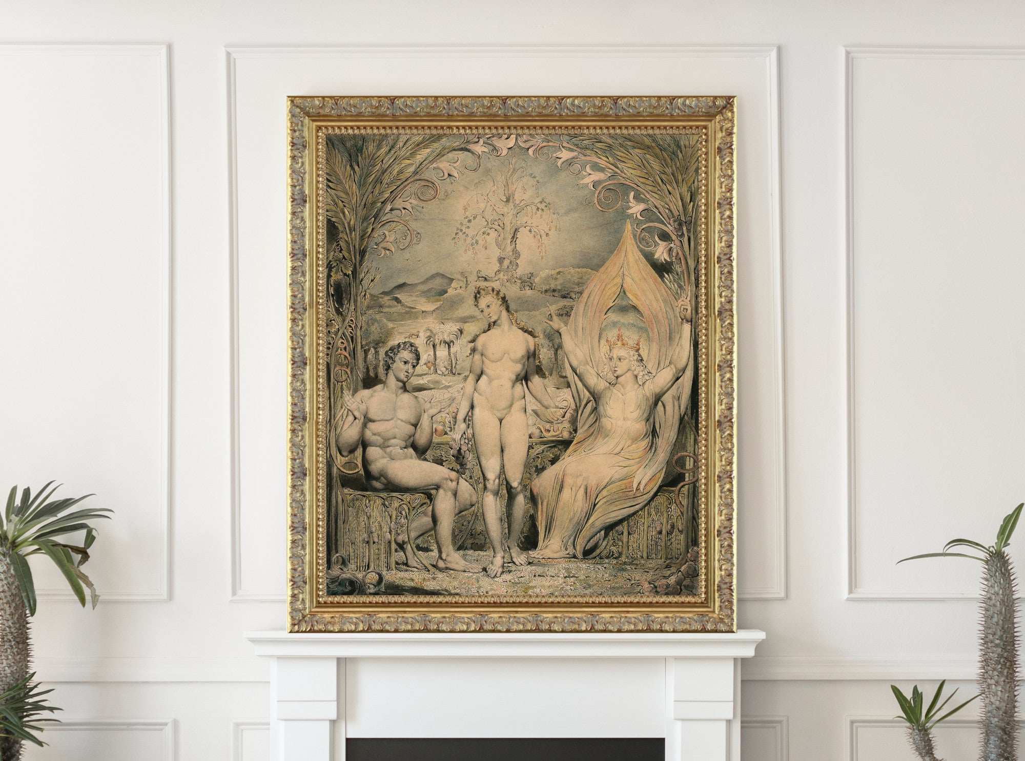 William Blake, The Archangel Raphael with Adam and Eve