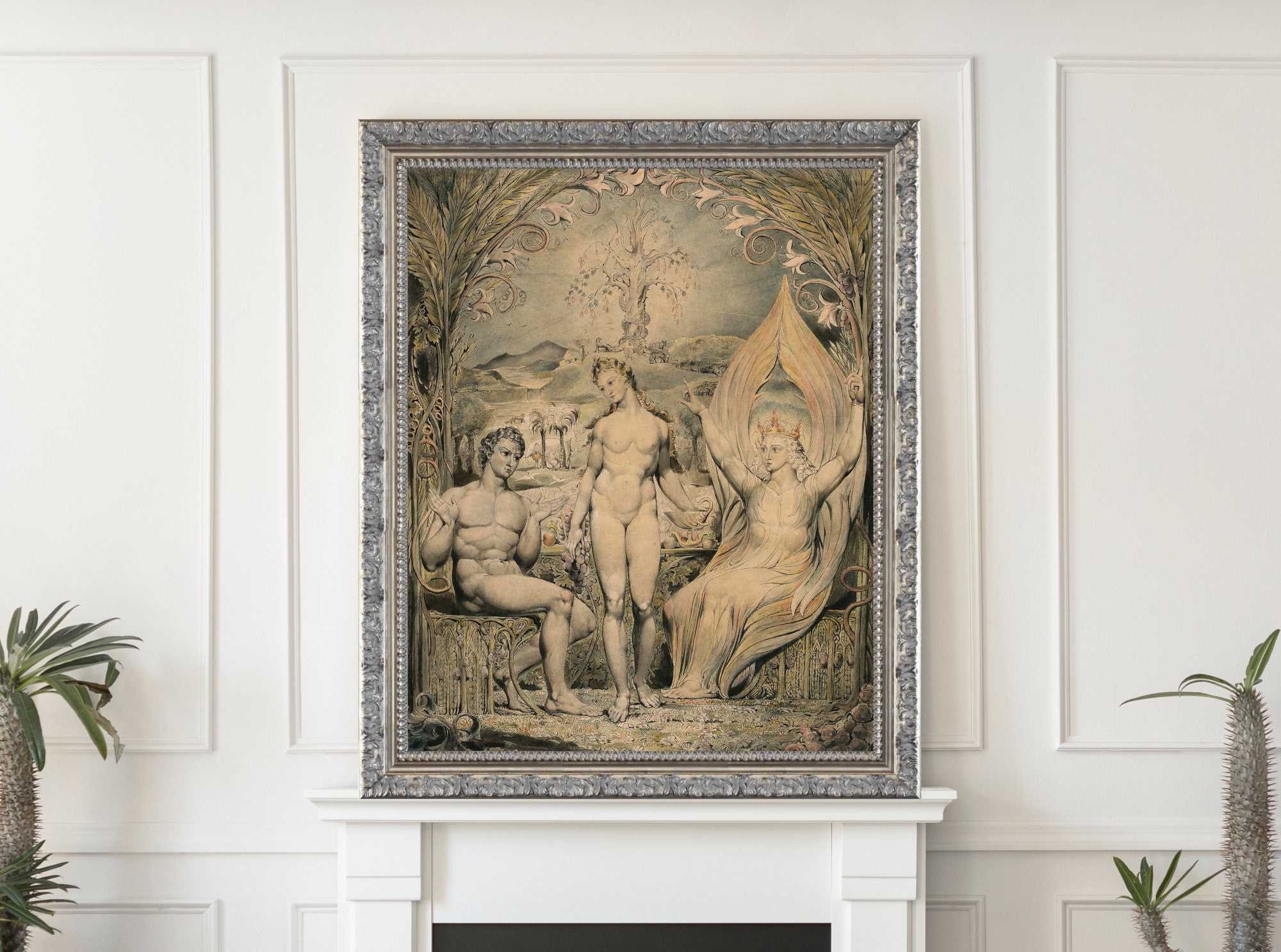 William Blake, The Archangel Raphael with Adam and Eve