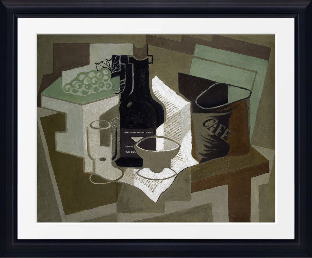 Bag of Coffee, Juan Gris Cubism Abstract Print Framed Wall Art