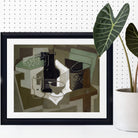 Bag of Coffee, Juan Gris Cubism Abstract Print Framed Wall Art