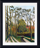Henri Rousseau Framed Art Print, The Banks of the Bièvre near Bicêtre