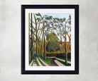 Henri Rousseau Framed Art Print, The Banks of the Bièvre near Bicêtre