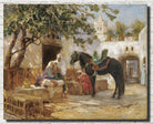 The Barber, Frederick Arthur Bridgman Fine Art Print