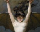 The Bat-Woman, Albert Joseph Penot Fine Art Print