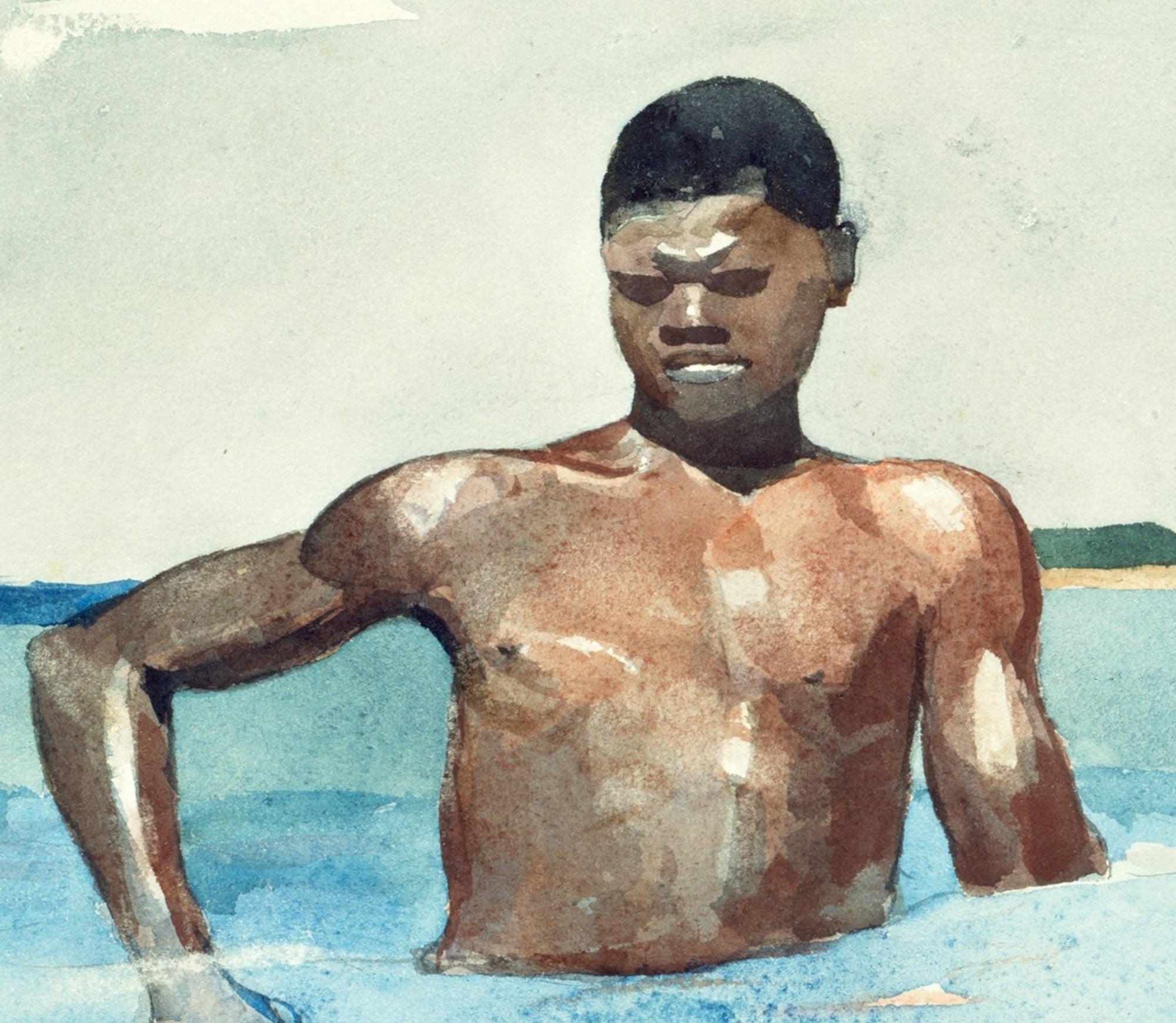 Winslow Homer Fine Art Print :  The Bather