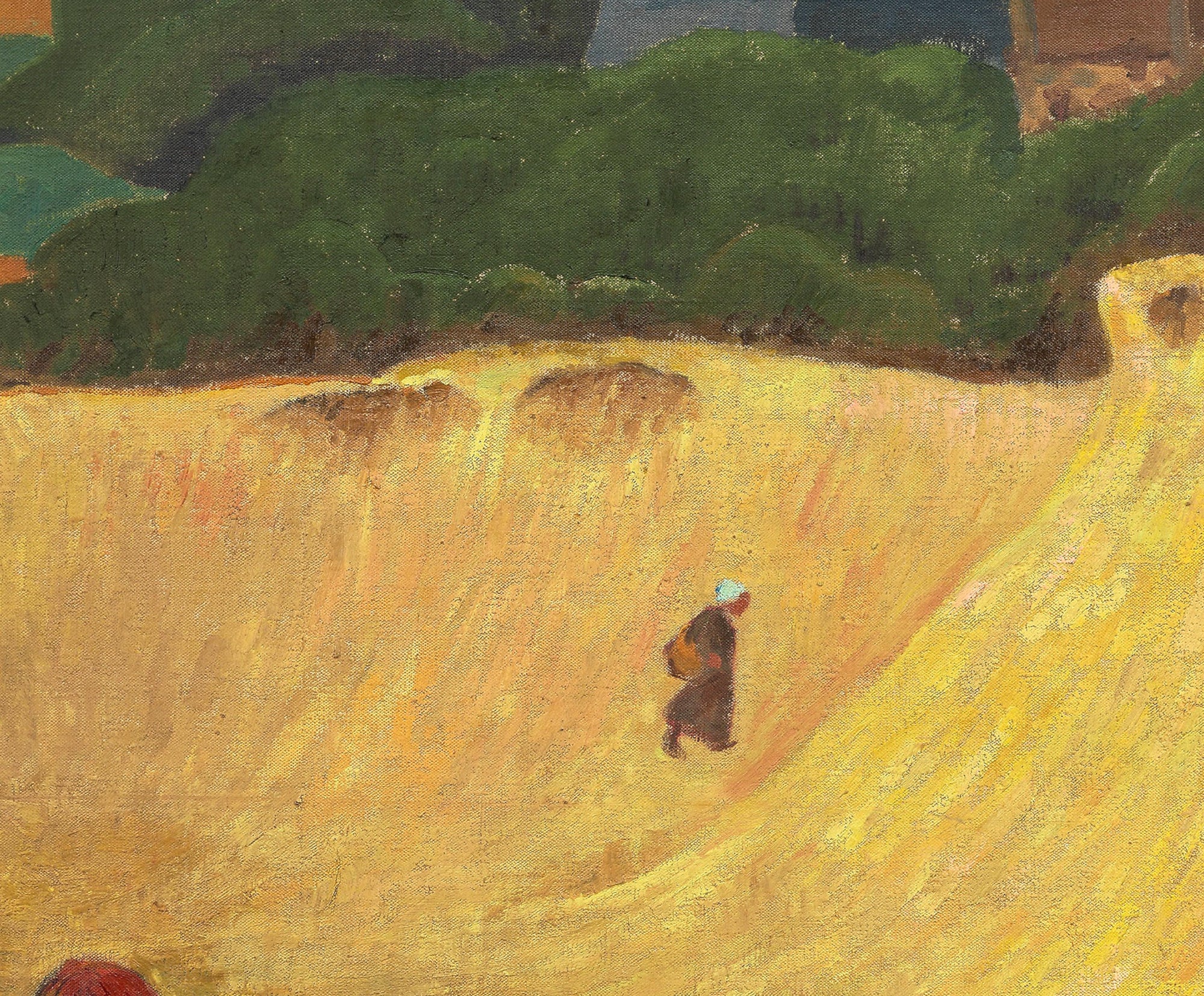 Paul Sérusier Abstract Fine Art Print, The Beach of Les Grands Sables at Le Pouldu