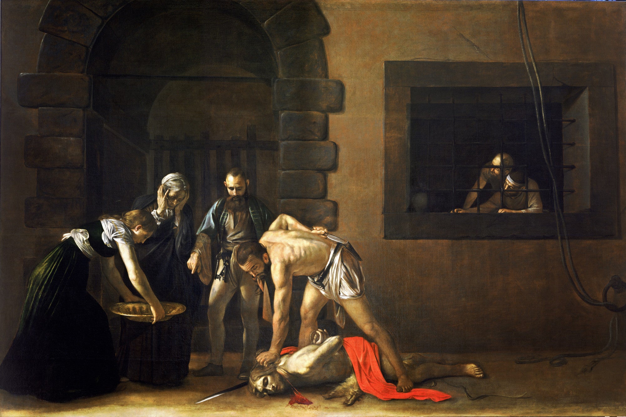Caravaggio Baroque Fine Art Print, The Beheading of Saint John the Baptist