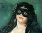 The Black Mask, Lovis Corinth Fine Art Print