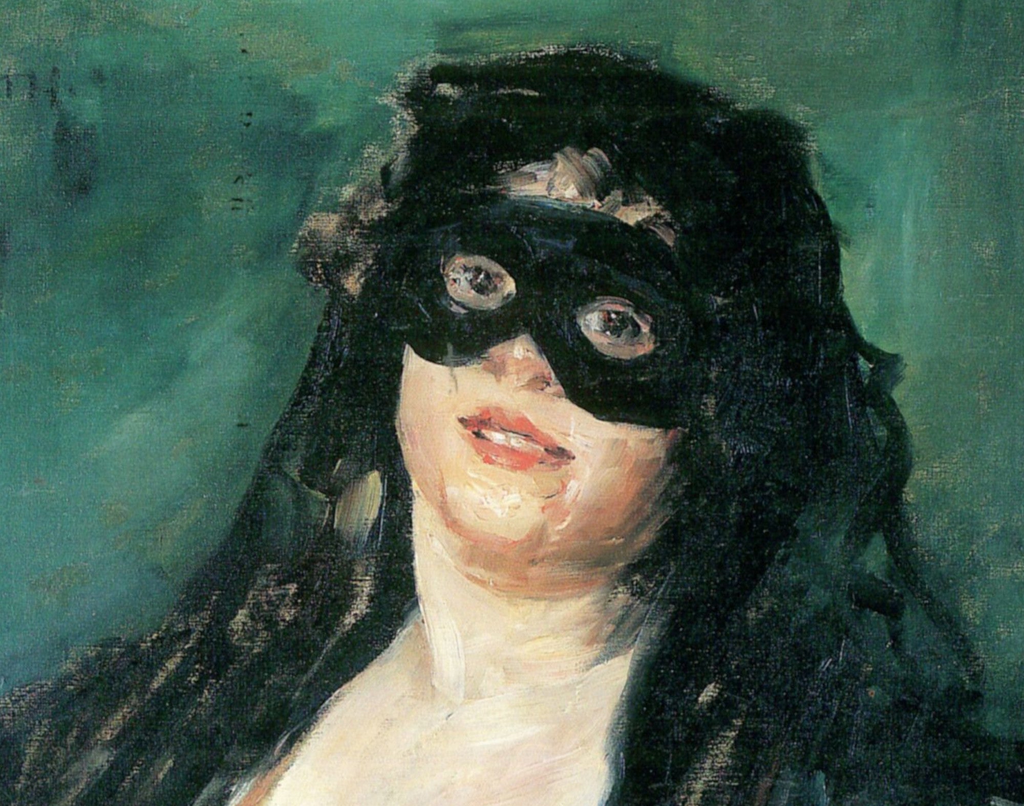 The Black Mask, Lovis Corinth Fine Art Print