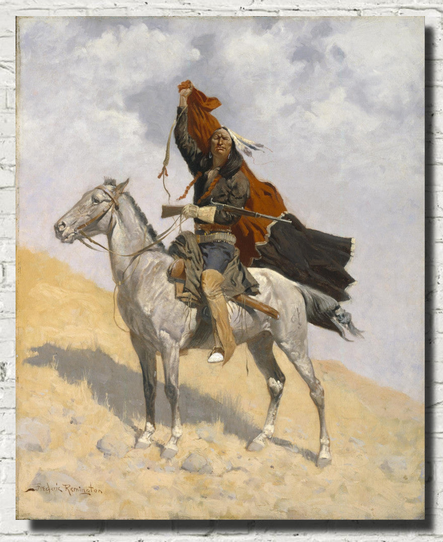 Frederic Remington, Fine Art Print : The Blanket Signal