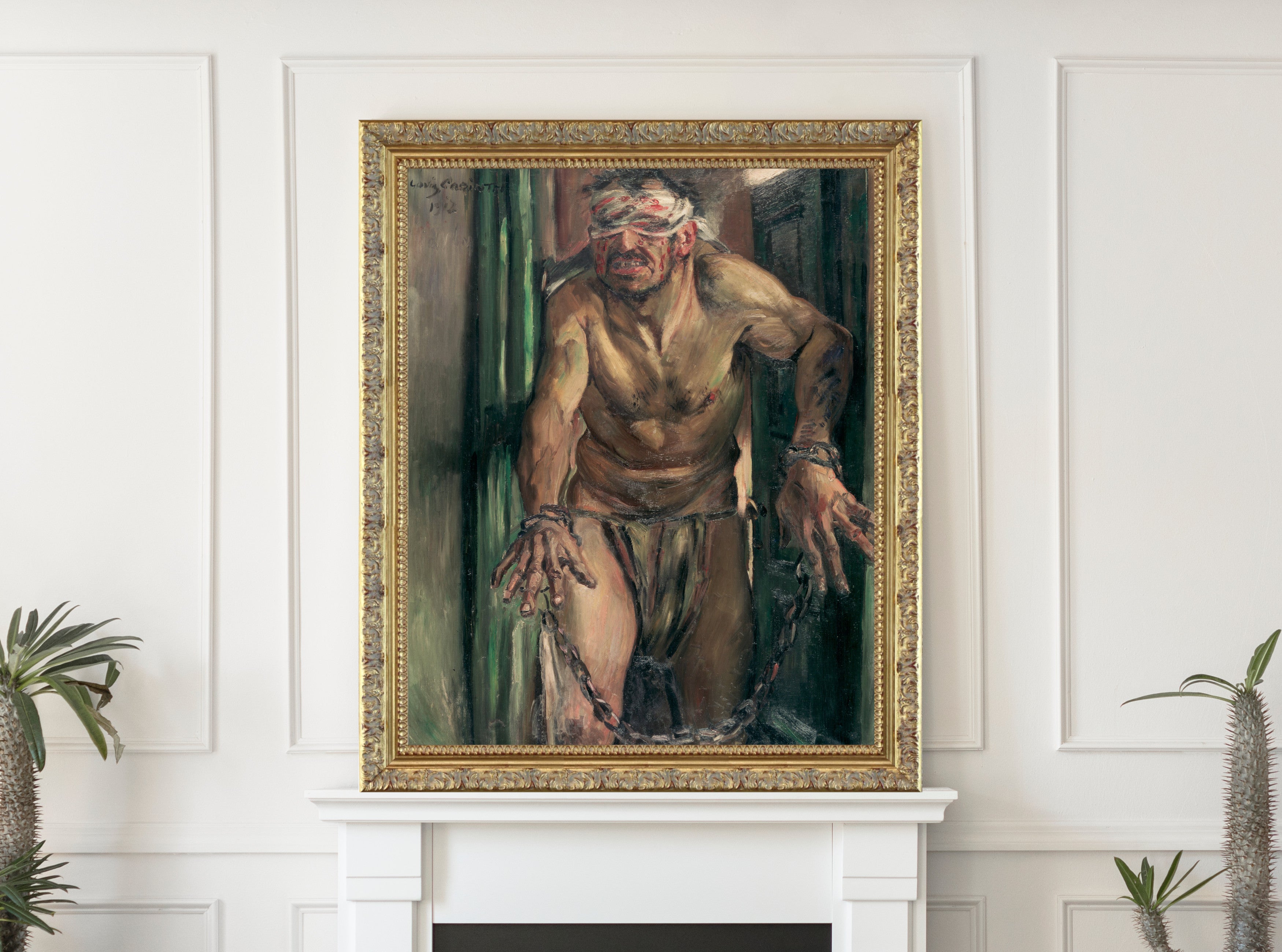 The Blinded Samson, Lovis Corinth Fine Art Print