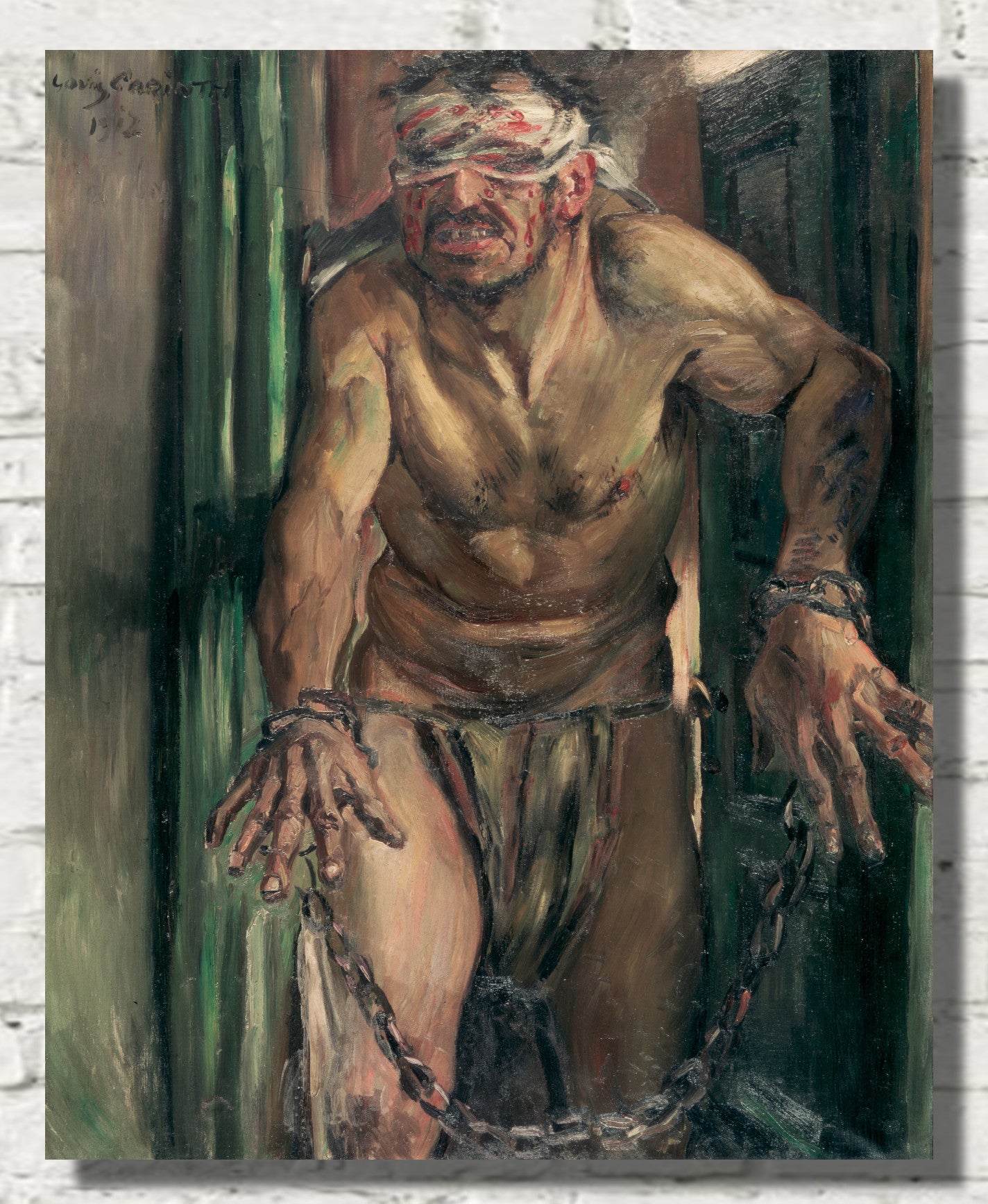 The Blinded Samson, Lovis Corinth Fine Art Print