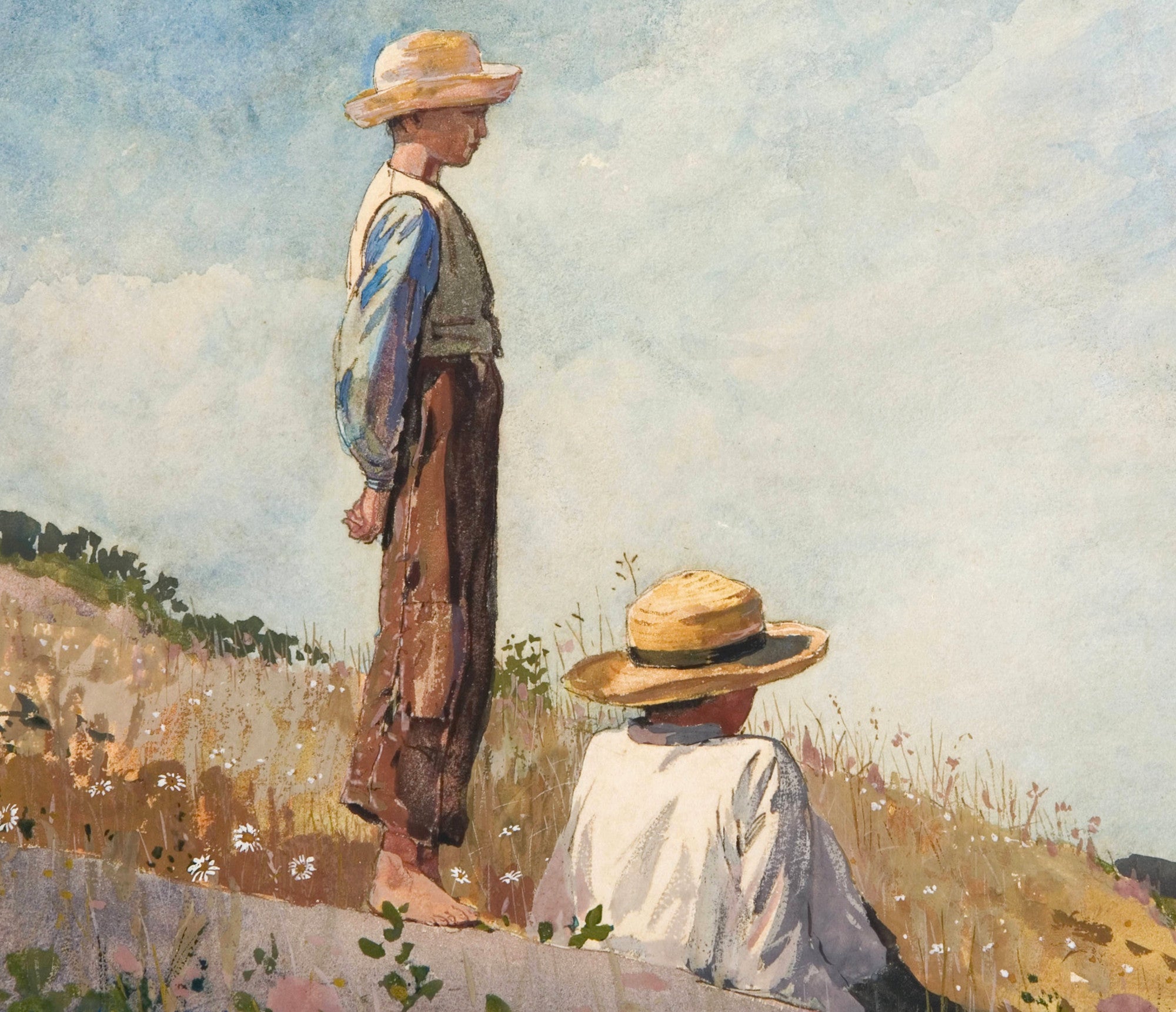 Winslow Homer Fine Art Print :  The Blue Boy