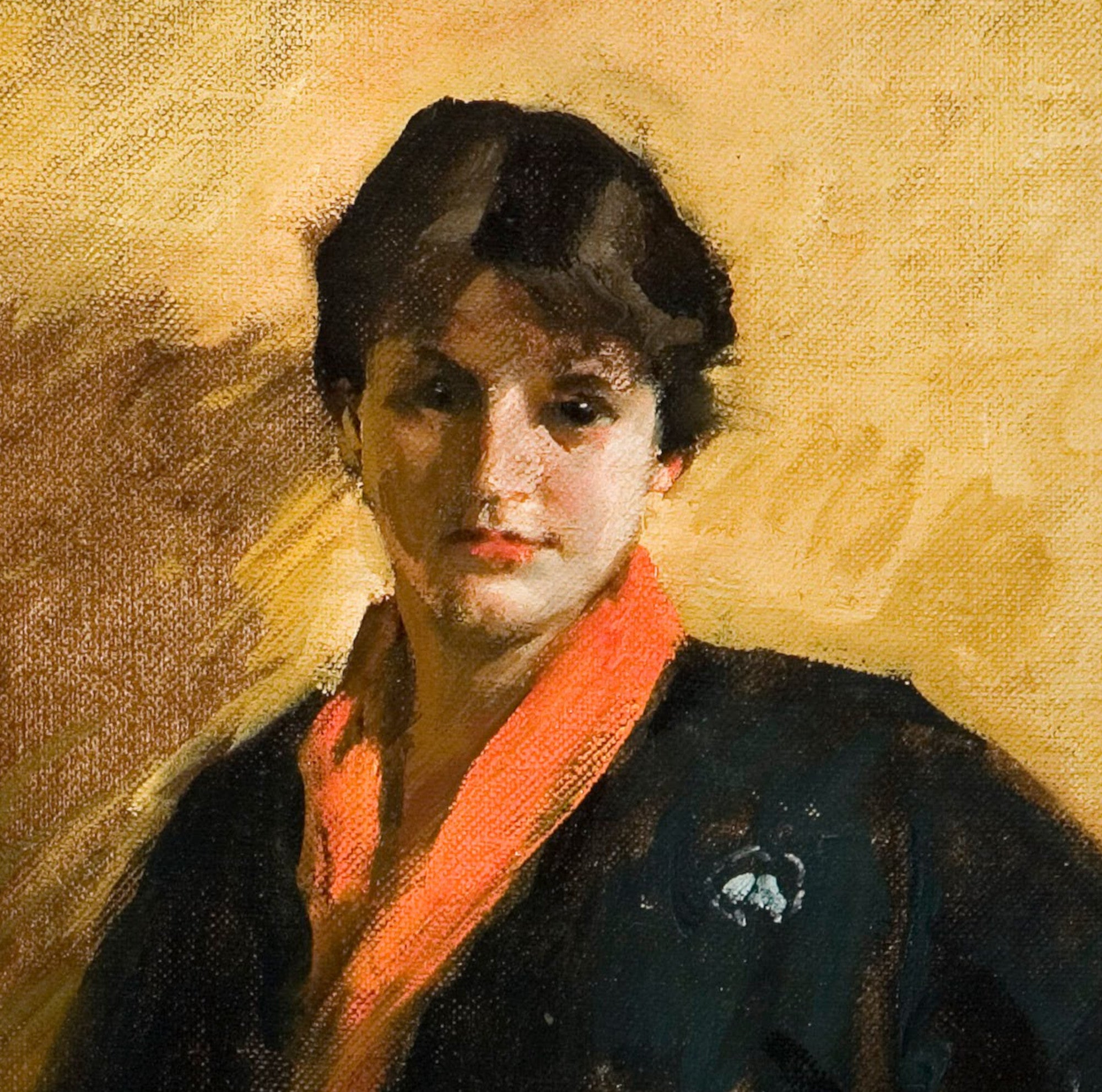 William Merritt Chase Fine Art Print, The Blue Kimono