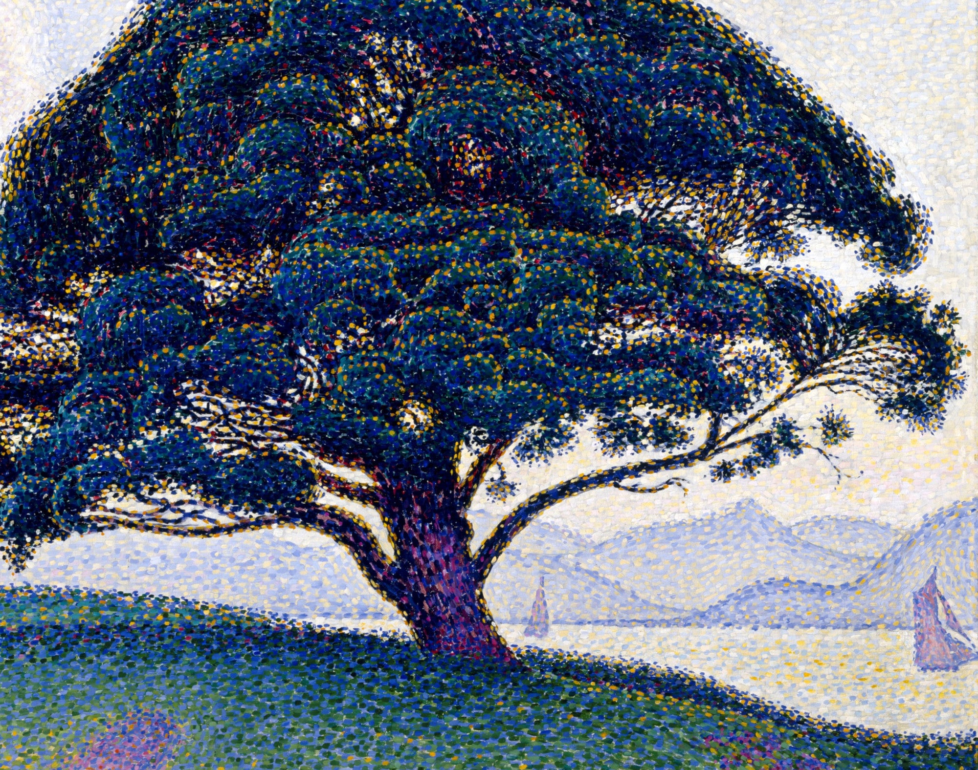 Paul Signac Fine Art Print, The Bonaventure Pine