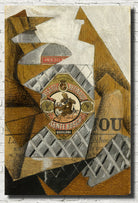 Juan Gris Crystal Cubism Fine Art Print : The Bottle of Anís del Mono
