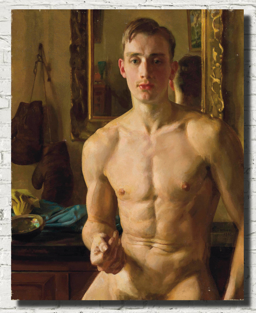 Konstantin Somov Fine Art Print, The Boxer