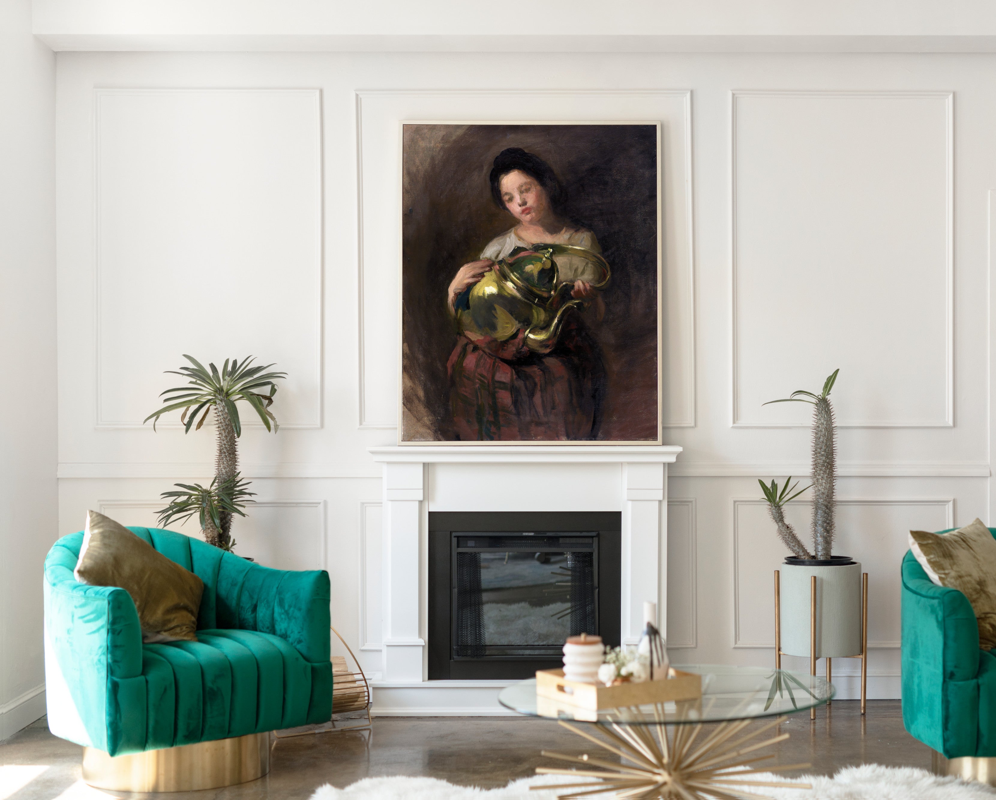 The Brass Kettle, Alice Pike Barney Fine Art Print