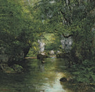 Gustave Courbet Fine Art Print, The Brême Stream