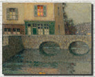 Henri Le Sidaner Fine Art Print, The Bridge
