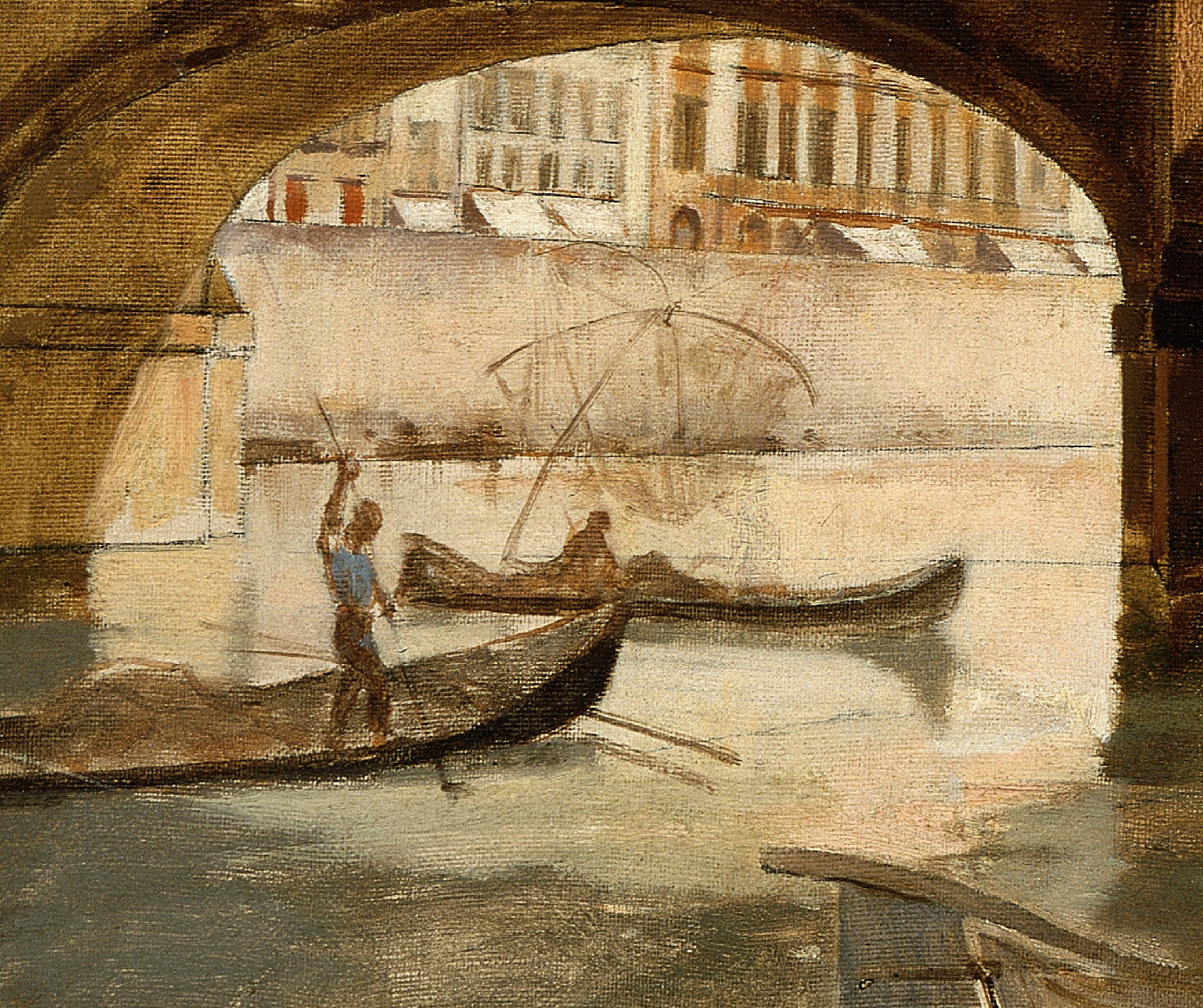 The Bridges, Florence, Frank Duveneck Fine Art Print