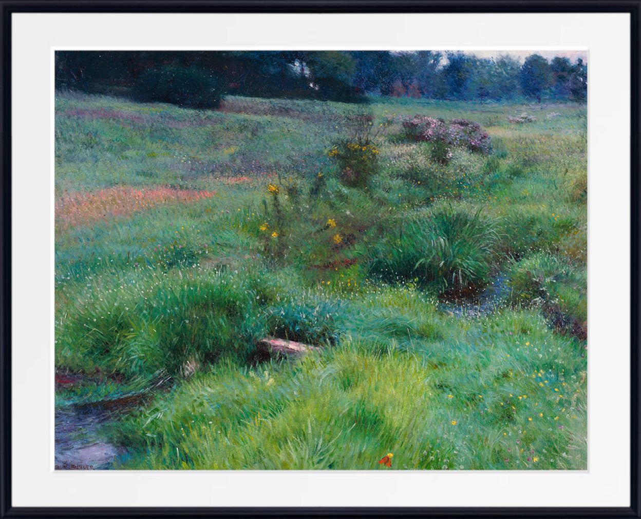 The Brook at Medfield (1889), Dennis Miller Bunker