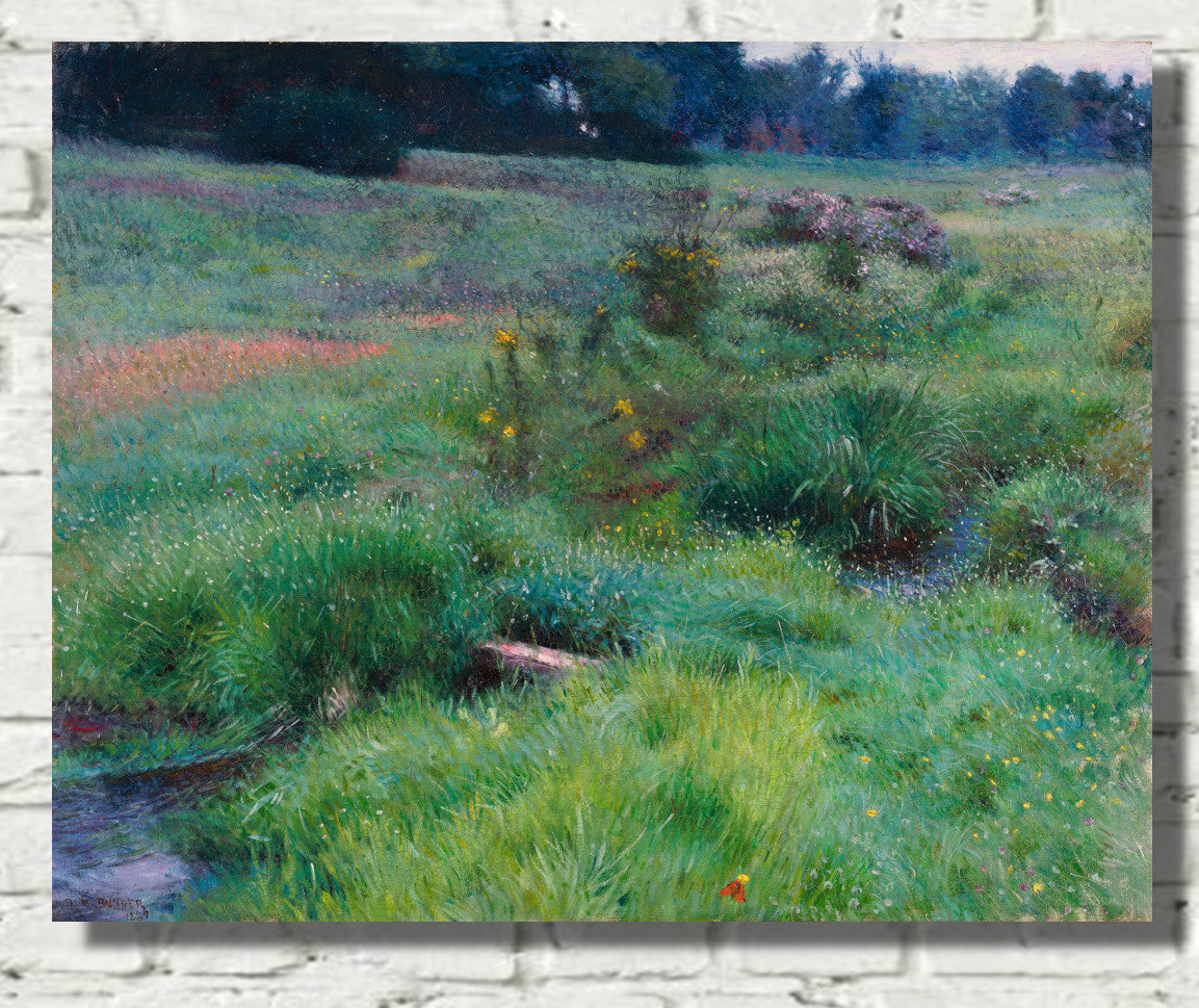 The Brook at Medfield (1889), Dennis Miller Bunker