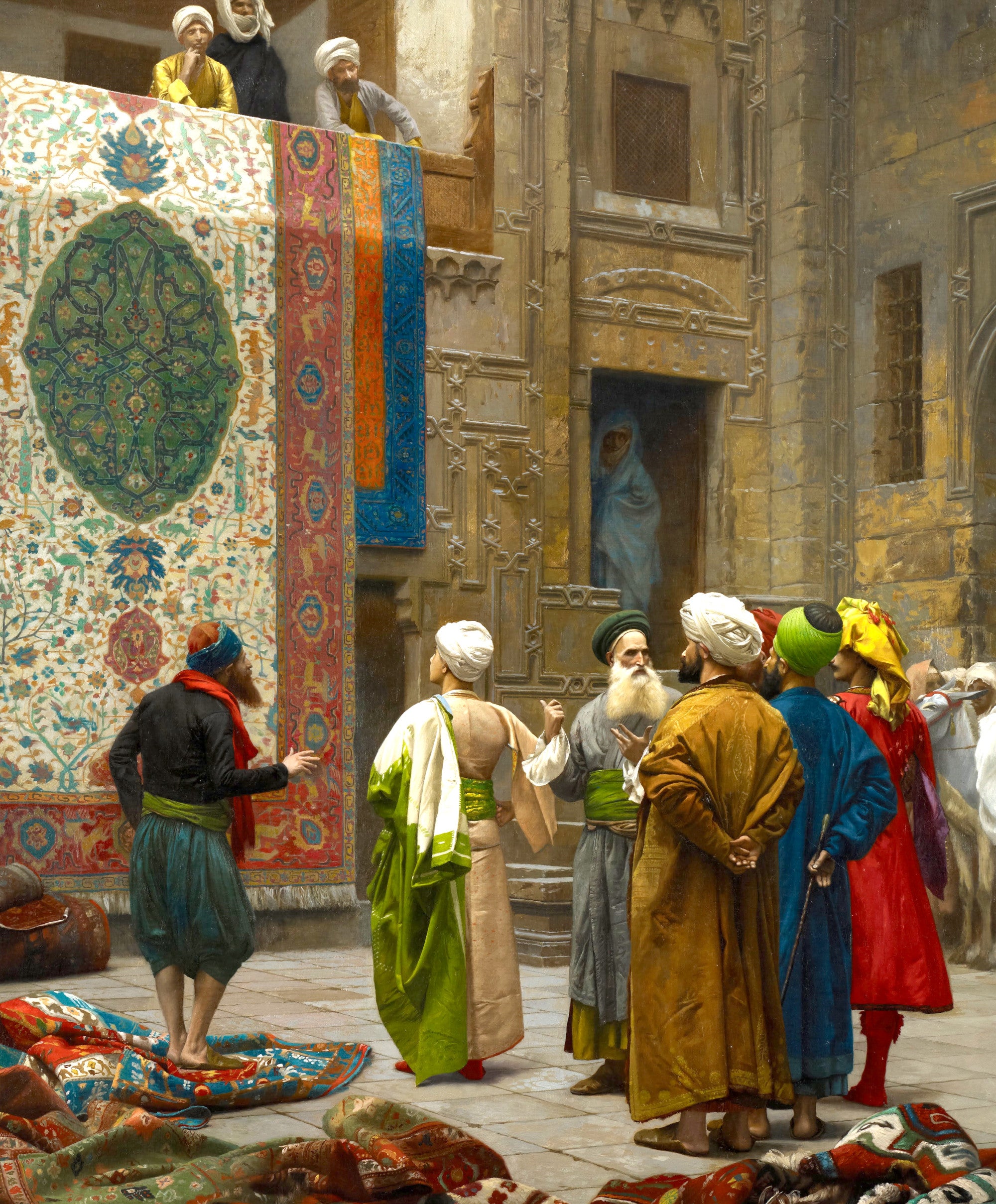 Jean-Léon Gérôme Fine Art Print : The Carpet Merchant