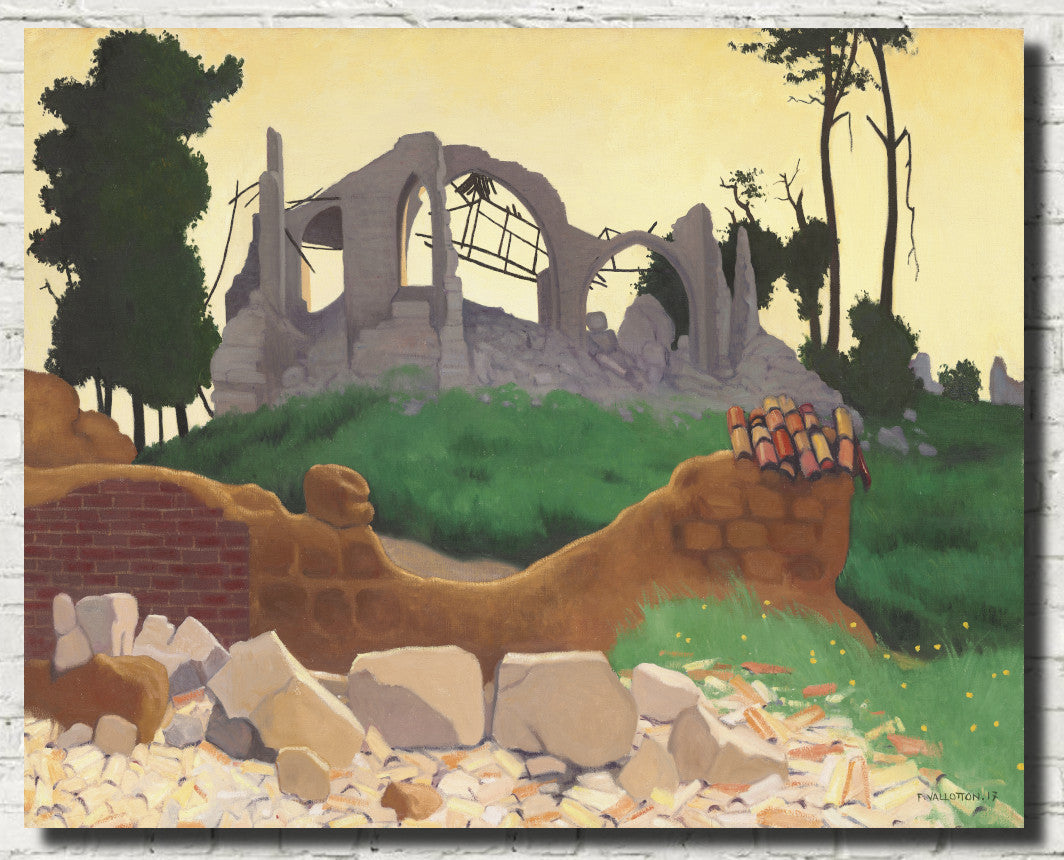 The Church of Souain, Félix Vallotton