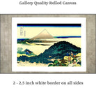36 Views of Mount Fuji, Cushion Pine at Aoyama, Katsushika Hokusai, Japanese Print