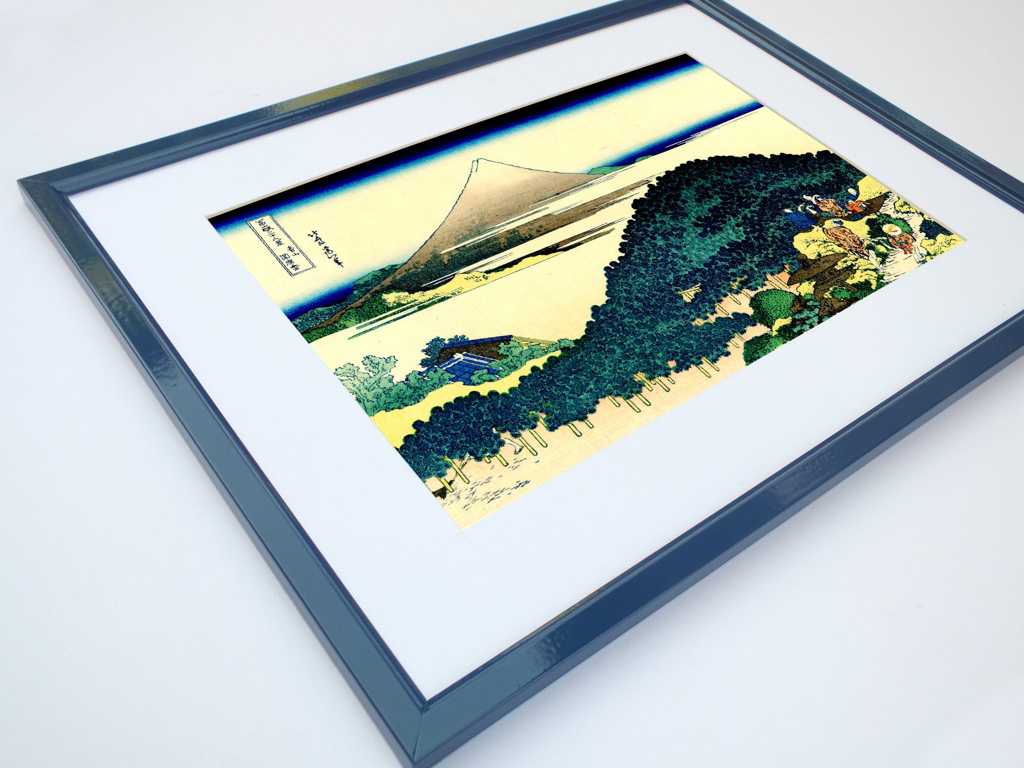36 Views of Mount Fuji, Cushion Pine at Aoyama, Katsushika Hokusai, Japanese Print
