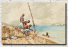 Winslow Homer Fine Art Print :  The Conch Divers