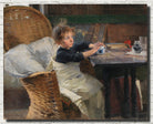 Helene Schjerfbeck Fine Art Print, The Convalescent