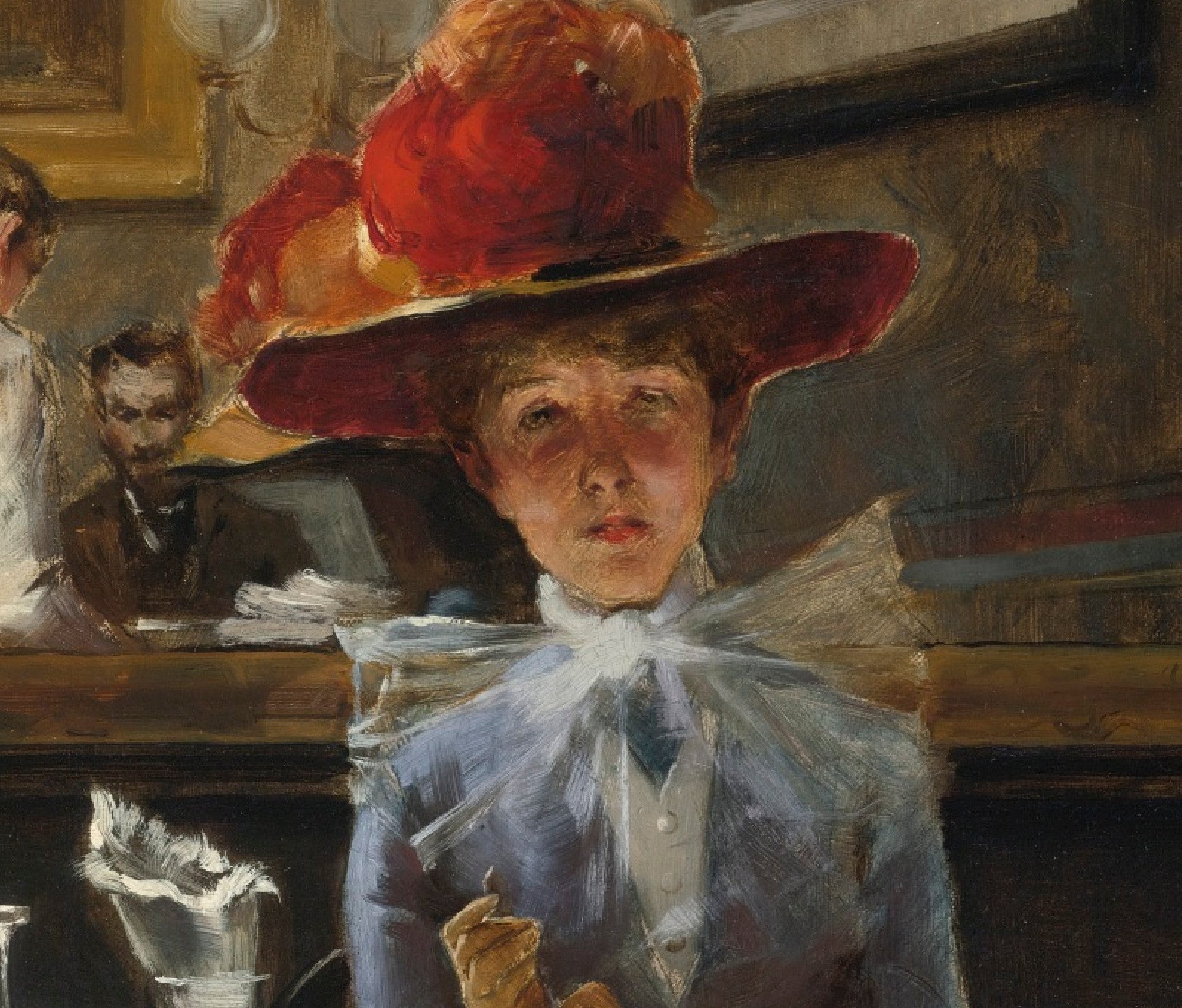 Irving Ramsey Wiles Fine Art Print, The Corner Table